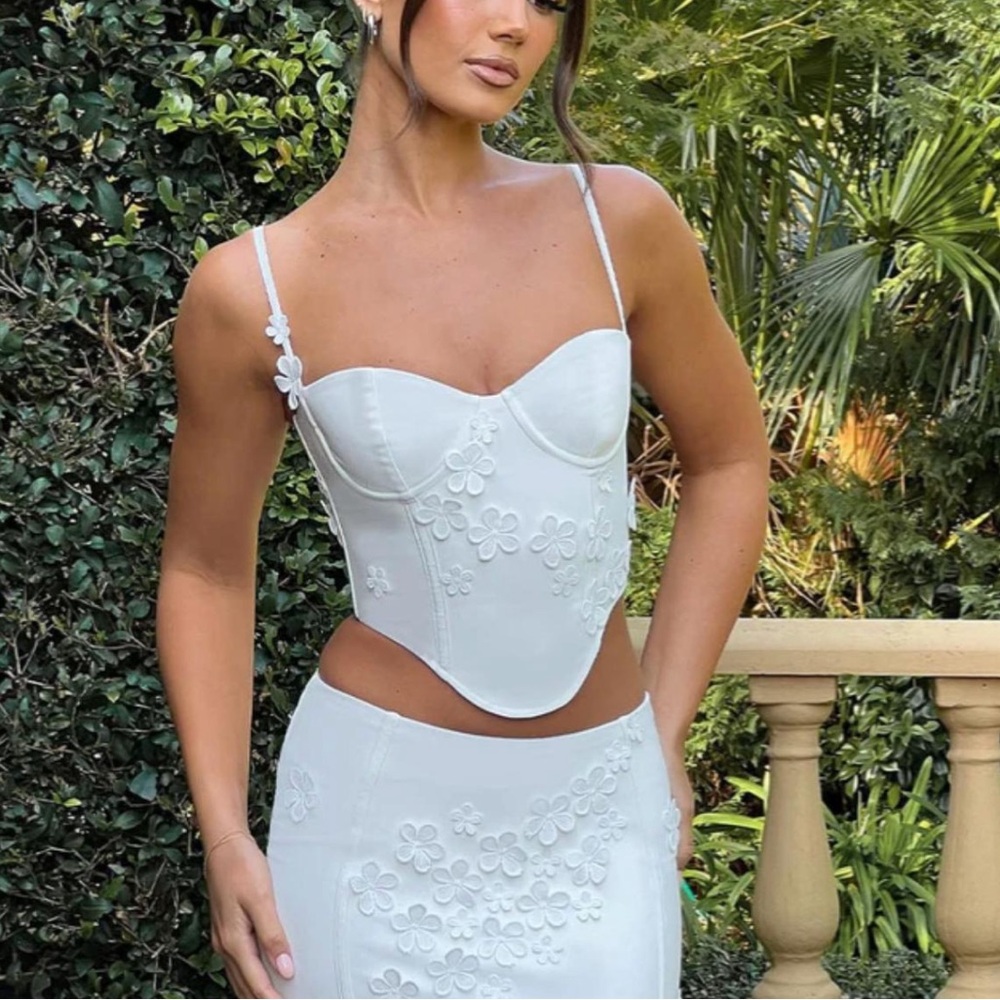 Babyboo Fashion White Dalary Top